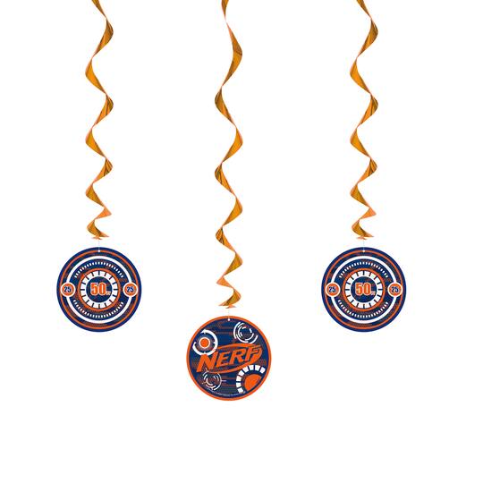 Nerf Hanging Decorations Nerf Party Supplies